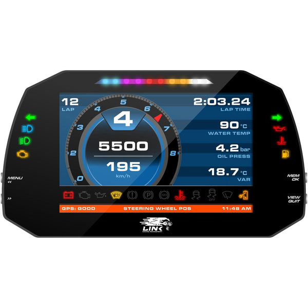AiM MXG 1.2 Strada 7 inch Digital Dash for Link ECUs, Street or Race Edition