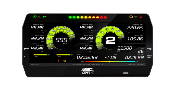 AiM MXT Strada 10 inch Digital Dash for Link ECUs, Street or Race Edition