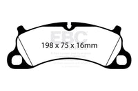 EBC Racing 3.8L Cast Iron Rotor Only RP-X Brake Pads, Front — Porsche 911 (991) — EBC performance part