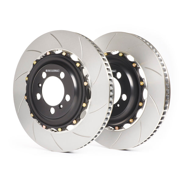 GiroDisc 325mm Slotted Rotors, Rear, Porsche Boxster / Cayman (981)
