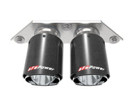 aFe Power Mach Force Xp 4in 304 SS Bolt-On Exhaust Tips Carbon Fiber 3.8L 4.0L — Porsche 911 GT3 (991) — aFe performance part