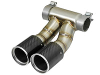 aFe Power Carbon Fiber Exhaust Tip Upgrade — Porsche Boxster / Cayman (981) — aFe performance part