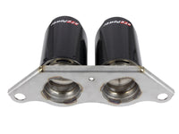 aFe Power Mach Force Xp 4in 304 SS Bolt-On Exhaust Tips Carbon Fiber 3.8L 4.0L — Porsche 911 GT3 (991) — aFe performance part