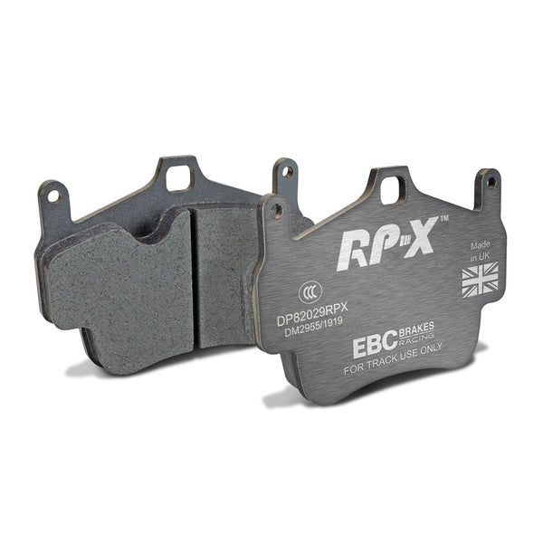 EBC Racing 2 3.6L Cast Iron Rotor Only RP-X Brake Pads, Front, Porsche 911 (997)