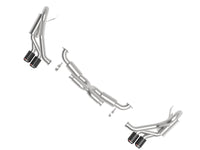 aFe MACHForce XP H6-3.8L SS-304 Cat-Back Exhaust with Carbon Fiber Tips — Porsche 911 (991) — aFe performance part