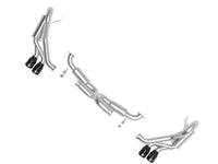 aFe MACH Force-Xp 3in to 2.5in 304 SS Cat-Back Exhaust Excludes Models — Porsche 911 Turbo (991) — aFe performance part