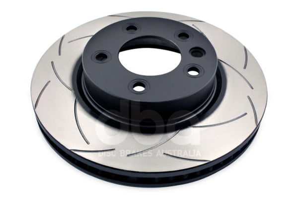 DBA 4X4 Survival T2 Slotted Hub-Type Rotor, Front — Volkswagen Touareg / Porsche Cayenne 2002+