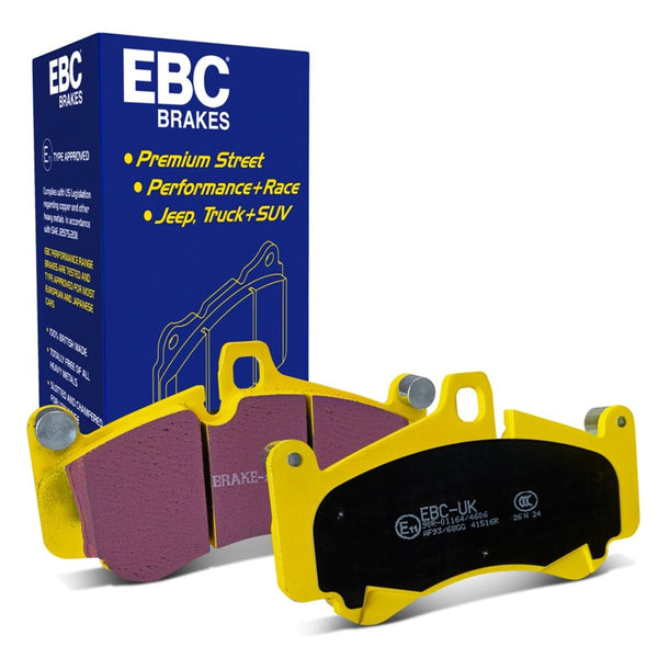 EBC Cast Iron Rotor only 3.6 Twin Yellowstuff Brake Pads, Front, Porsche 911 GT2/Turbo (996)