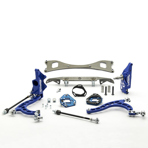 Wisefab Front Drift Angle Lock Kit V2 with Rack Relocation, Nissan S13 240SX (WF130 INS)