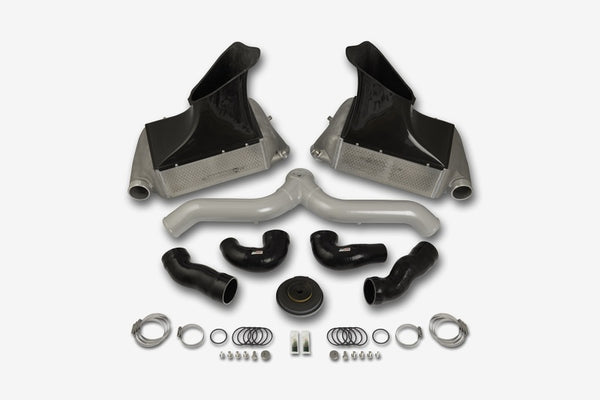 do88 BigPack Intercooler Kit with Silver Pipe, Porsche 911 GT2/Turbo (997)