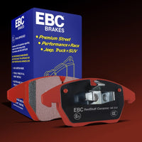 EBC Cast Iron Rotor only 3.6 Twin Redstuff Brake Pads, Front — Porsche 911 GT2/Turbo (996) — EBC performance part