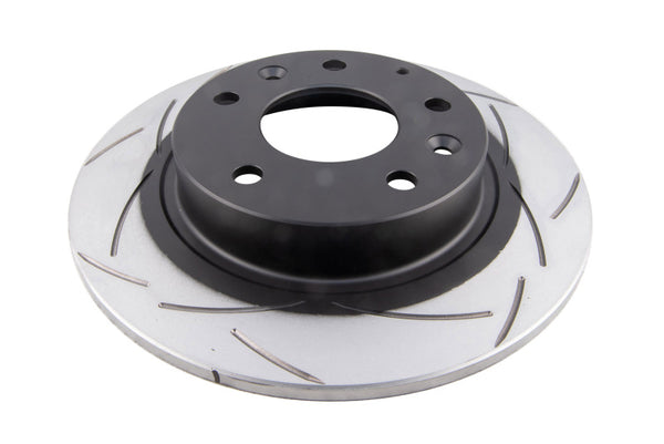 DBA Street T2 Slotted Solid Rotor, Rear — Mazda 3 (BM) 2014+