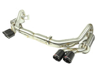 aFe MACHForce XP H6-3.8L SS-304 Cat-Back Exhaust with Carbon Fiber Tips — Porsche 911 (991) — aFe performance part
