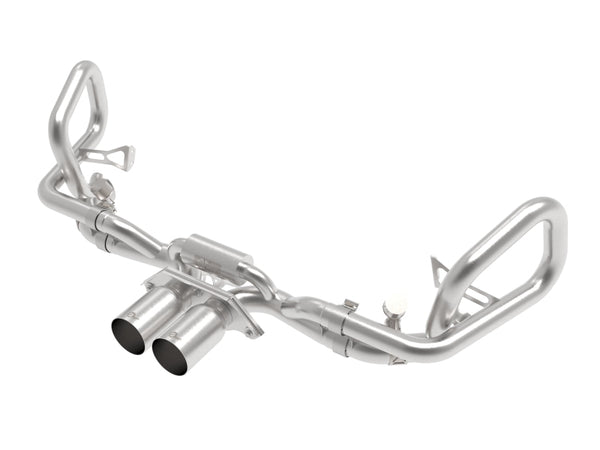 aFe H6 3.8L MACH Force-Xp 304 SS Cat-Back Exhaust System with Brushed Tips, Porsche 911 GT3 (991)
