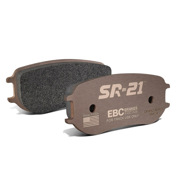 EBC Racing Cup MR with PFC Brakes SR-21 Sintered Race Brake Pads, Rear, Porsche 911 GT3 (991)