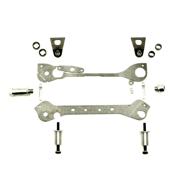 Wisefab Front E90 Steering Rack Conversion Kit, Ford Mustang S550 (WF5591)