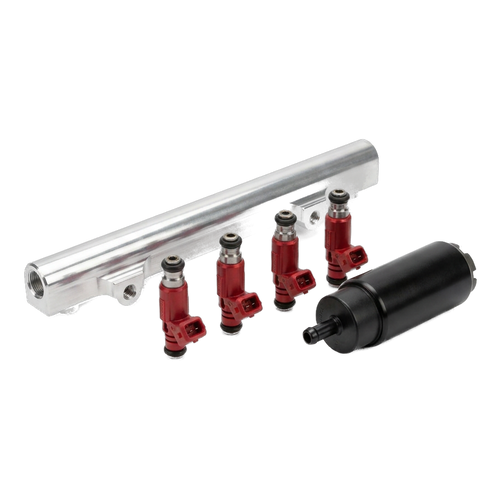 Performance fuel rail, injectors and fuel pump