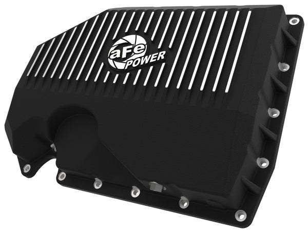 aFe Pro Series Oil Pan Black with Machined Fins — VW L4