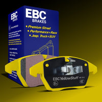 EBC Cast Iron Rotor only 3.4 2 Yellowstuff Brake Pads, Front — Porsche 911 (996) — EBC performance part