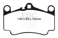 EBC Cast Iron Rotor only 3.6 Bluestuff Brake Pads, Front — Porsche 911 (996) — EBC performance part