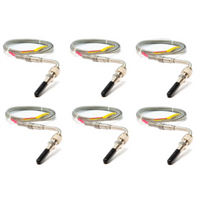 Link Exhaust Gas Temperature Probe, Type K, 1/8 NPT (EGT), Single or 4, 6, 8 Pack, 6-probe bundle