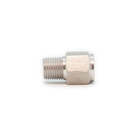 Link Sensor Thread Adapter, M10 x 1 Female to 1/8 NPT Male, Stainless (101-0193)