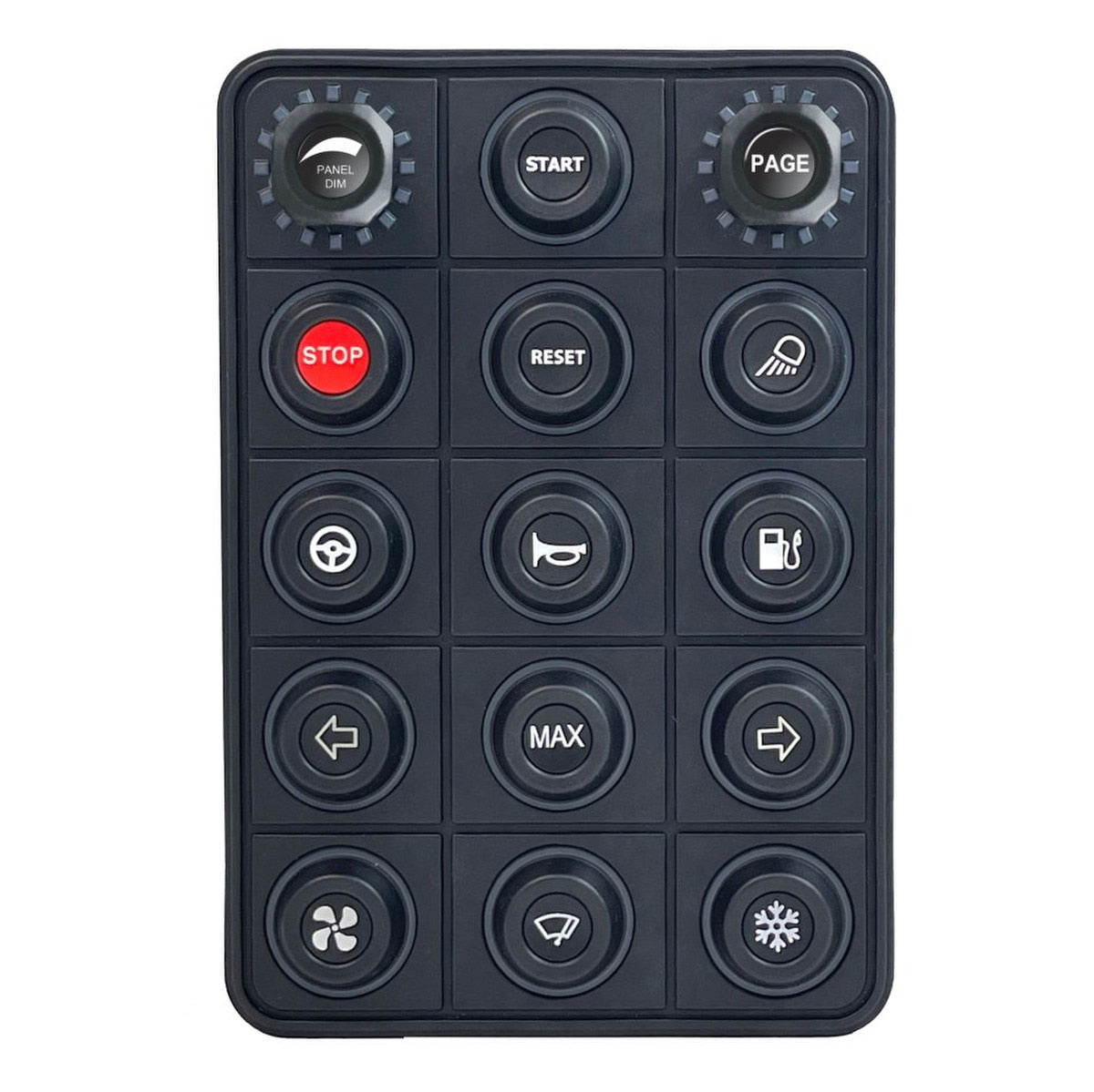 Link CAN Keypad, 15 Button with 2 Rotary Encoders (101-0330)
