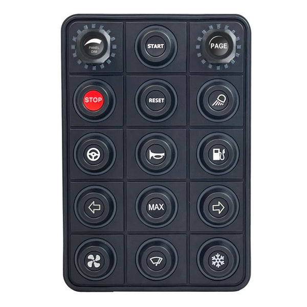 Link CAN Keypad, 15 Button with 2 Rotary Encoders (101-0330)