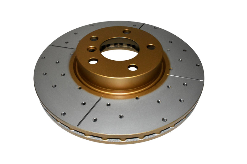 DBA Street Gold Cross-Drilled/Slotted Front Rotor BMW X5 2007–2010