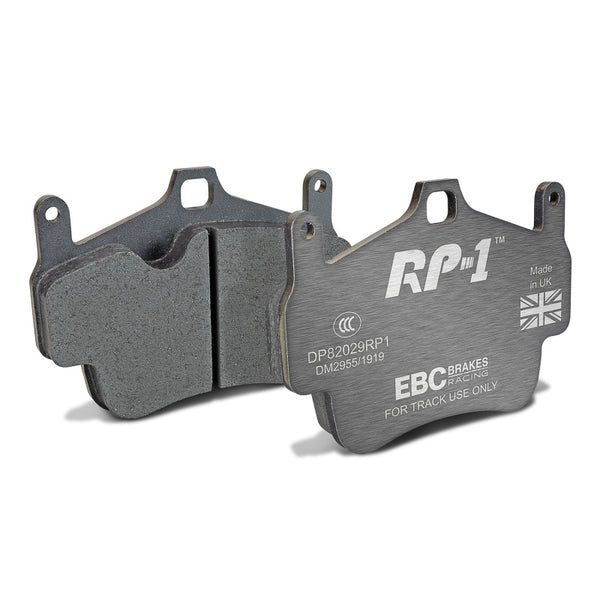 EBC Racing Cast Iron Disc Only RP-1 Race Brake Pads Pair Only, Front, Porsche 911 (997)
