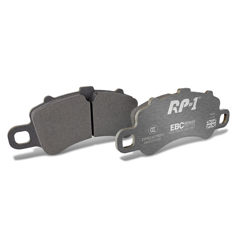 EBC Racing 2 with Cast Iron Rotors 3.0TT RP-1 Race Brake Pads, Front — Porsche 911 (991) — EBC performance part