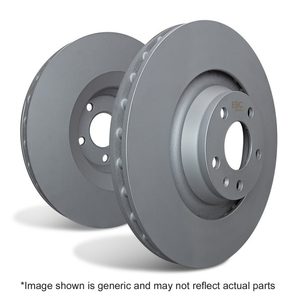 EBC Cast Iron Rotors only 2.5 Premium Rotors, Front, Porsche Boxster (986)