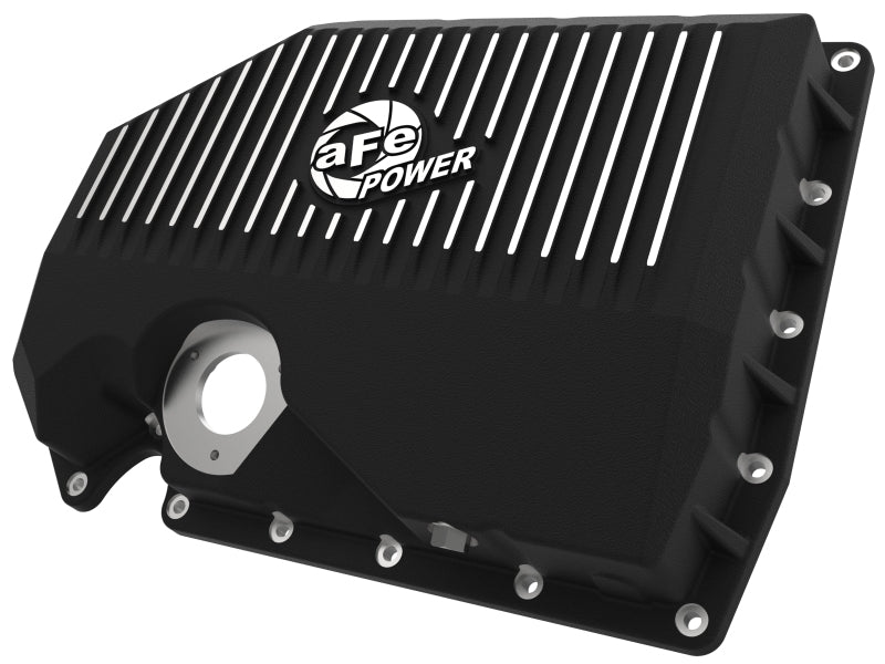 aFe Pro Series Oil Pan Black with Machined Fins — VW L4