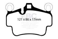 EBC Cast Iron Rotor only 3.6 2 Yellowstuff Brake Pads, Front — Porsche 911 (997) — EBC performance part