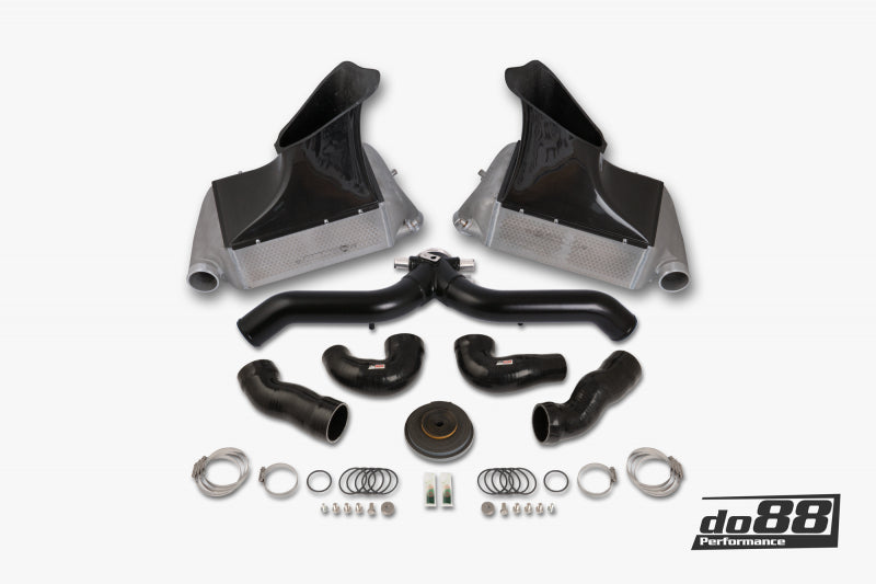 do88 BigPack Intercooler Kit with Black Pipe — Porsche 911 Turbo (997) — do88 performance part