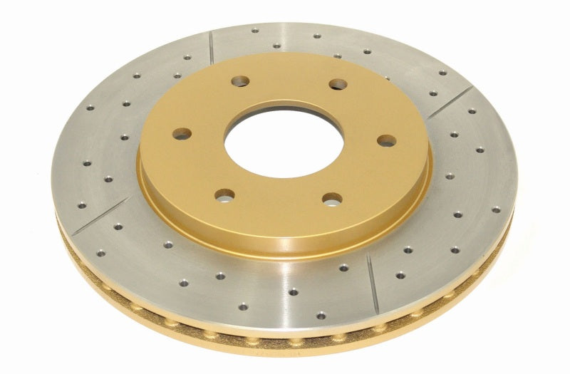 DBA Street Gold Cross-Drilled Slotted Hub-Type Rotor Front Nissan Titan