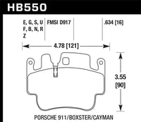 Hawk 3.6L 40th Anniversary Edition ER-1 Brake Pads, Front — Porsche 911 (996/997) — Hawk performance part