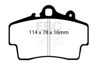 EBC Racing with Cast Iron Discs RP-1 Race Brake Pads, Front — Porsche Boxster (986/987) — EBC performance part