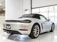 AWE Tuning Track Edition Exhaust - Chrome Silver Tips — Porsche Boxster / Cayman (718) — AWE Tuning performance part