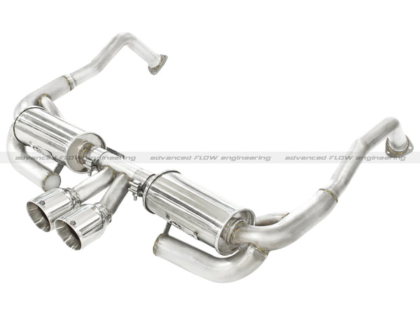 aFe ELITE - H6 3.4L 304SS Dual Cat-Back with Dual Polished Tip Exhaust, Porsche Boxster (987)