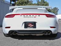 aFe MACHForce XP H6-3.8L SS-304 Cat-Back Exhaust with Carbon Fiber Tips — Porsche 911 (991) — aFe performance part