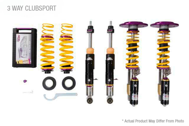 KW Clubsport Coilover Kit 3-Way — Porsche 911 GT3 (996) — KW performance part