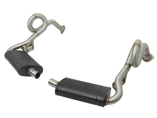 aFe MACHForce XP H6-3.4L 2-2.5in. SS Cat-Back Exhaust System, Porsche Boxster / Cayman (981)