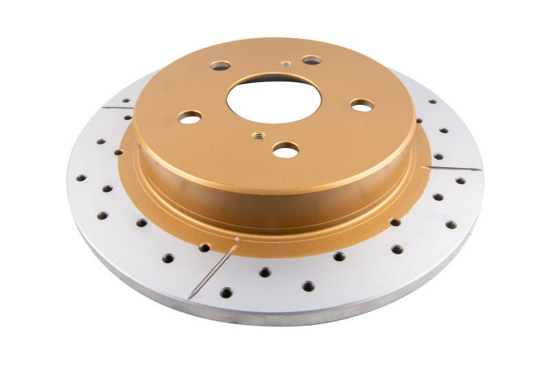 DBA Street Gold Cross-Drilled/Slotted Rear Rotor Camry