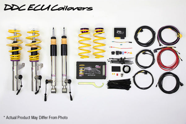 KW Type 2 4 Coupe Convertible with PASMPDCC DDC ECU Coilover Kit, Porsche 911 (991)