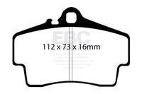 EBC Cast Iron Rotor only 3.4 2 Bluestuff Brake Pads, Rear — Porsche 911 (996) — EBC performance part