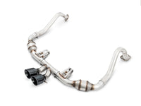 AWE Tuning Touring Edition Exhaust - Diamond Black Tips — Porsche Boxster / Cayman (718) — AWE Tuning performance part