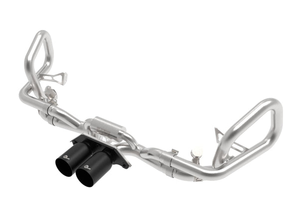 aFe H6 3.8L MACH Force-Xp 304 SS Cat-Back Exhaust System with Black Tips, Porsche 911 GT3 (991)