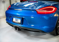 AWE Tuning Performance Exhaust System - with Diamond Black Tips — Porsche Boxster / Cayman (981) — AWE Tuning performance part