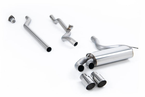 Milltek Downpipe-back Audi Coupe 1989 1991 Non-resonated (louder). Titanium Oem-